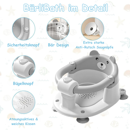 BärliBath – Baby Badesitz Sicher & Bequem