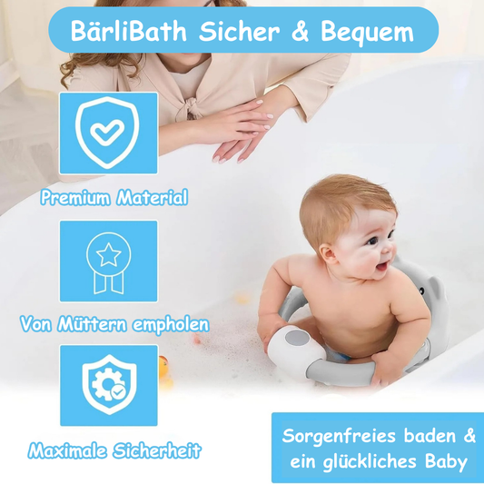 BärliBath – Baby Badesitz Sicher & Bequem