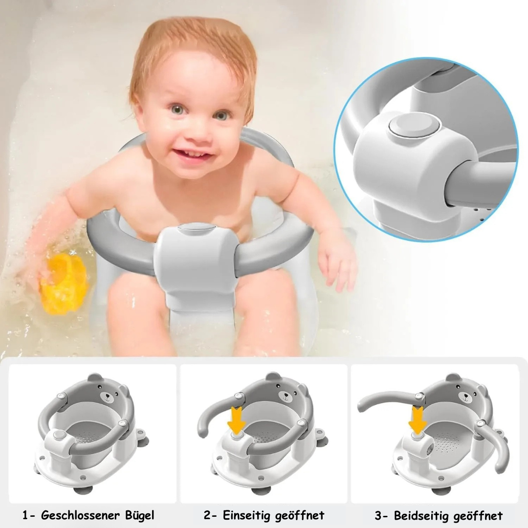 BärliBath – Baby Badesitz Sicher & Bequem