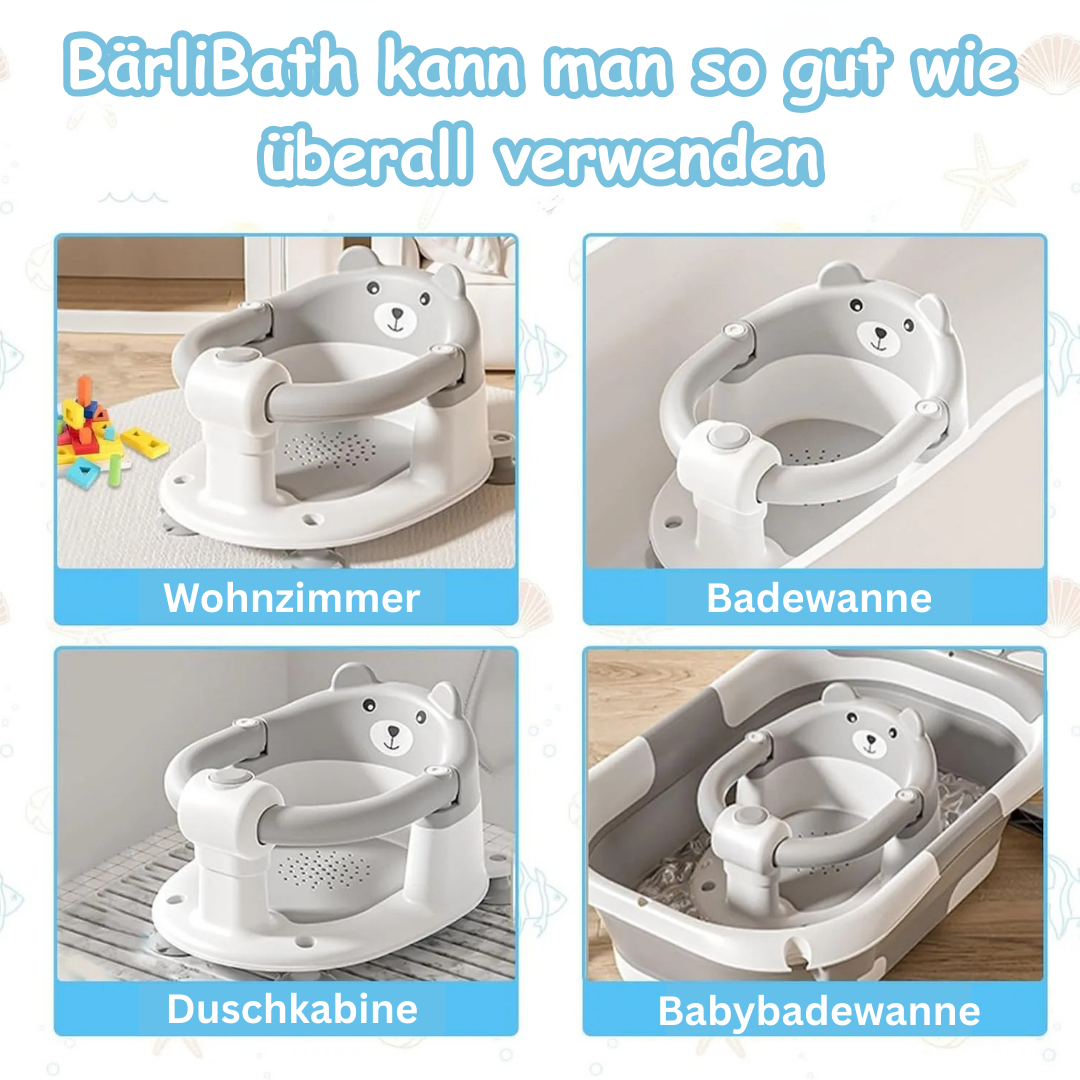 BärliBath – Baby Badesitz Sicher & Bequem